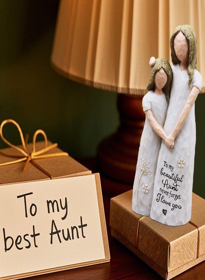 AcowSpt Aunt Gifts, Best Aunt Ever Gifts, Auntie Gift Ideas, Aunts Birthday Gift, Aunt, Sculpted Hand-Painted Figurine - Image 5