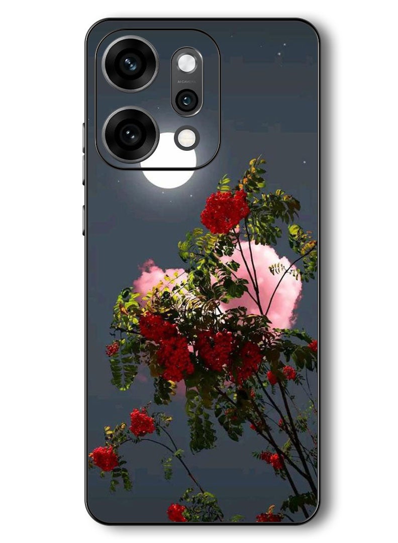 Theodor Case Compatible with Oppo Reno 14 Pro 6.83 Inch Protection Shockproof Bumper Cover Moon Shining - Image 1