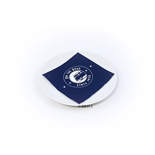 BRISA VW Collection - Volkswagen Napkins Table Paper Tissues with VW T1 Bus Campervan Motif (The Ultimate Ride/White/3-ply) - Image 2