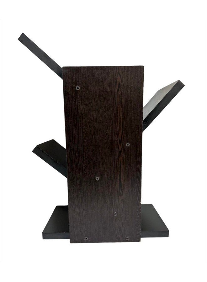 SBF Furniture SBF Furniture Book Rack,Space Saver Engineered Wood Book Shelf for Home,Living Room and Office,Table Top Free Standing Organizer,Modern Tree Shape Bookcase (Black) DIY(Do-It-Yourself)  - Image 5