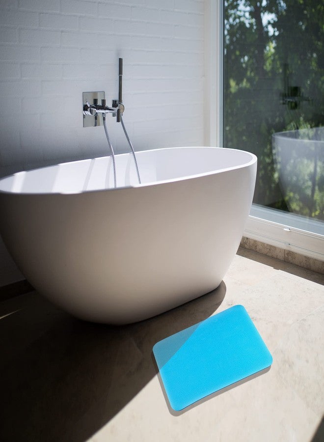 MINIVON Bath Chair Pad with Adhesive Backing Non Slip Shower Seat Mat, Textured Surface 15 x 12, Bathroom Shower Chair Cushion, Waterproof, Soft Pad Cover Bath Stool for Elderly - Image 5