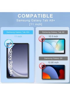 VKL Samsung Galaxy Tab A9 Plus 2023 Released 11 inch case for Shockproof Stand Hand-Held for Galaxy Tab A9+ 11.0" Cover (Navy Blue)  - Image 2