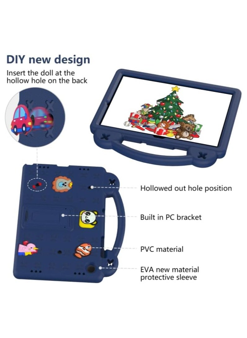 VKL - Samsung Galaxy Tab A9 Plus 2023 Released 11 inch case for Shockproof Stand Hand-Held for Galaxy Tab A9+ 11.0" Cover (Navy Blue) - Image 1