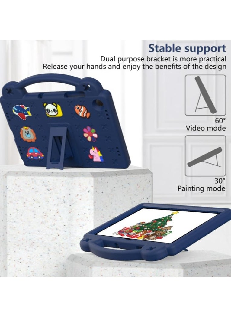 VKL - Samsung Galaxy Tab A9 Plus 2023 Released 11 inch case for Shockproof Stand Hand-Held for Galaxy Tab A9+ 11.0" Cover (Navy Blue) - Image 1
