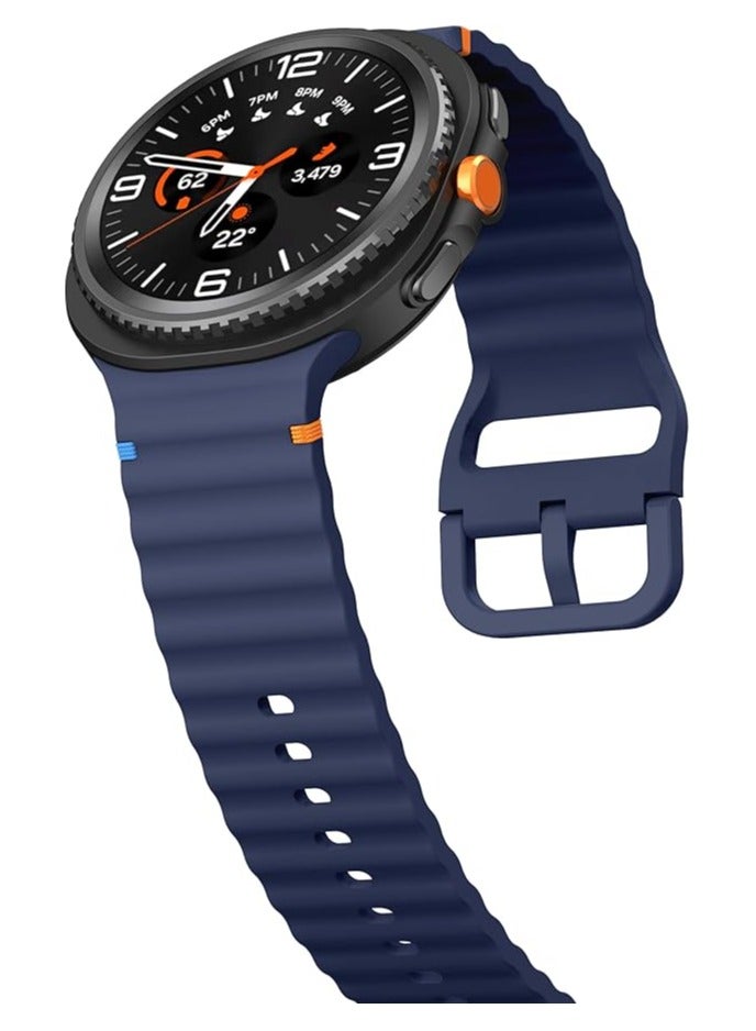 Replacement Strap Compatible with Samsung Galaxy Watch 8 40mm 44mm Galaxy Watch 8 Classic 46mm  - Blue