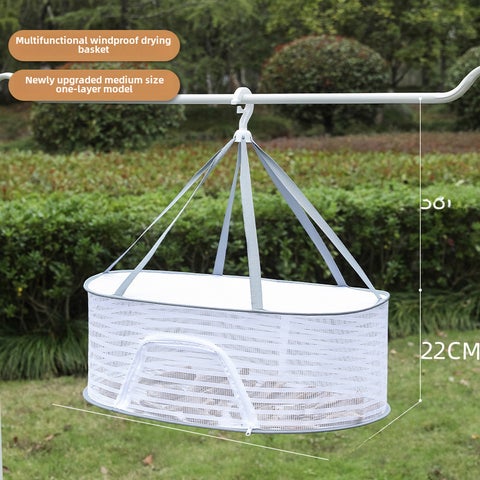 Foldable Drying Net Food Cover Anti-Fly Mesh (Medium 1 layer 40*60cm)-multifunctional drying net