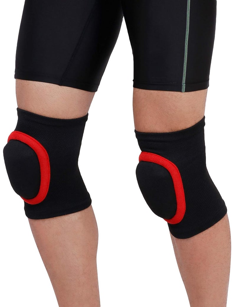 NEVER LOSE Volleyball Kneepad (Red, Adult) - Image 2