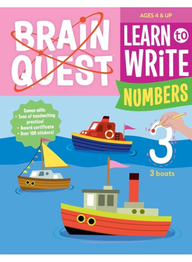 Brain Quest Learn to Write Numbers - Paperback