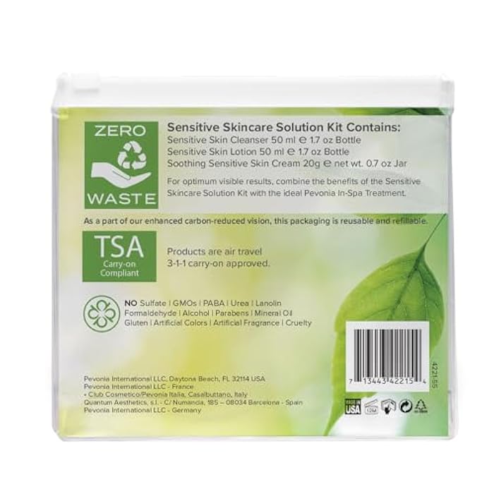 Pevonia Sensitive Skincare Solution Kit , 3 Piece Set - Image 2