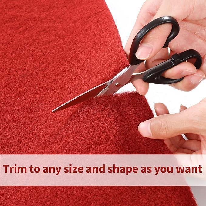 Al Raied ARS® Exhibition Red Carpet Aisle Runner - 3M x 3M, 300 GSM Polyester Fabric for Weddings and Events - Image 4