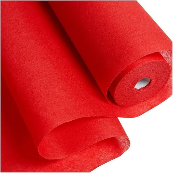 Al Raied ARS® Exhibition Red Carpet Aisle Runner - 3M x 3M, 300 GSM Polyester Fabric for Weddings and Events - Image 1
