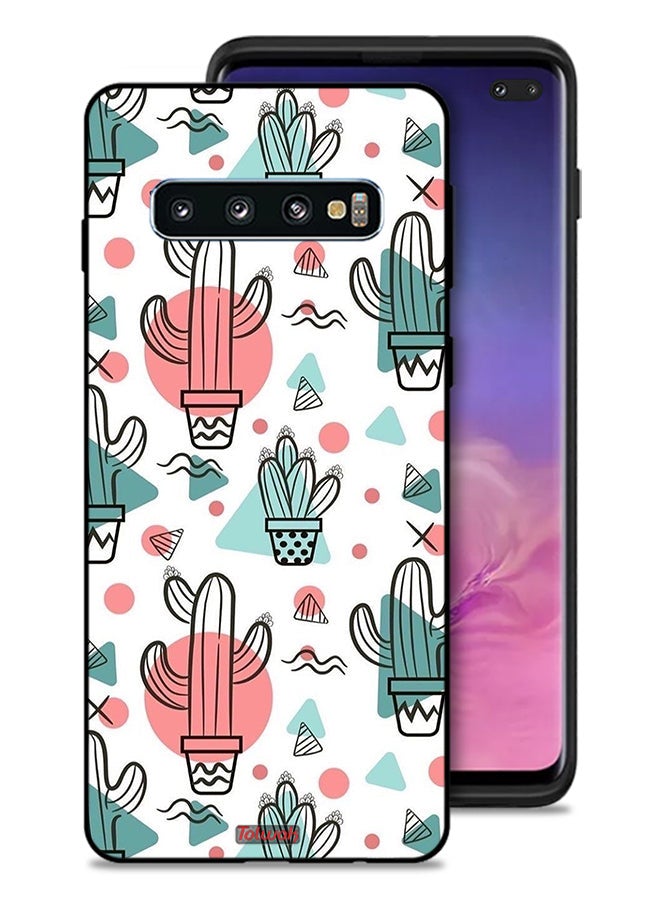 Tolwak Samsung Galaxy S10 Plus Protective Case Cover Cactus - Image 1