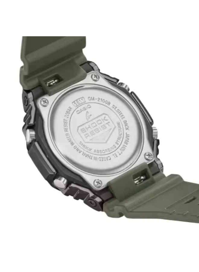 G-SHOCK Men's Resin Analog-Digital Watch GM-2100B-3ADR - 44.4 mm