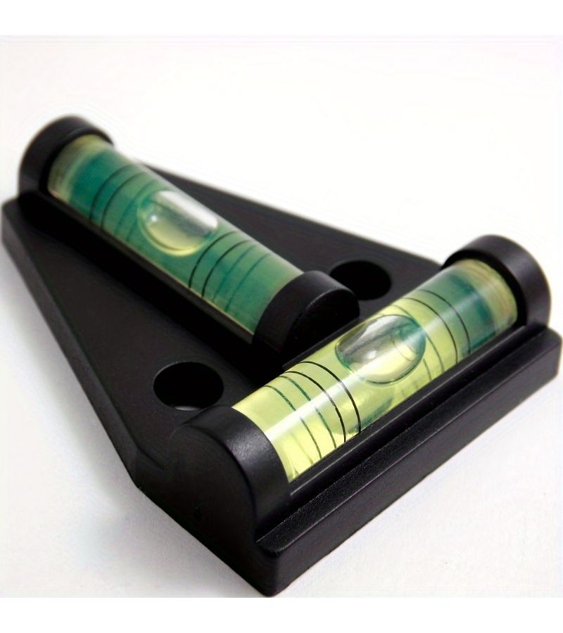 3 Red T Shaped Precision Bubble Levels High Accuracy Mini Spirit Level Tools for RV Interior Exterior Decor Component Alignment Expansion Projects - Image 3