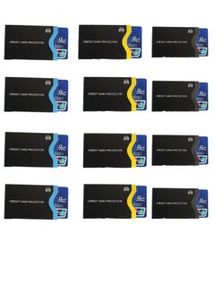 Bukela Travel RFID Blocking Sleeves, Set with Color Coding, Identity Theft Prevention RFID Blocking Envelopes Set of 12 Credit Card Sleeves  - Image 1