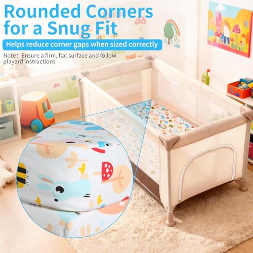 PlentiVive Trifold Pack and Play Mattress 38x26 - Dual Sided Pack N Play Mattress Pad (Firm for Baby, Soft for Toddler), Cooling Gel Memory Foam Playpen Mat, Waterproof Portable Crib Mattress Topper - Image 5