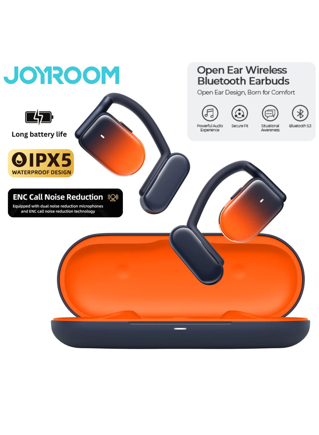 جوي روم Joyroom jr-oe2 open ear open earbuds