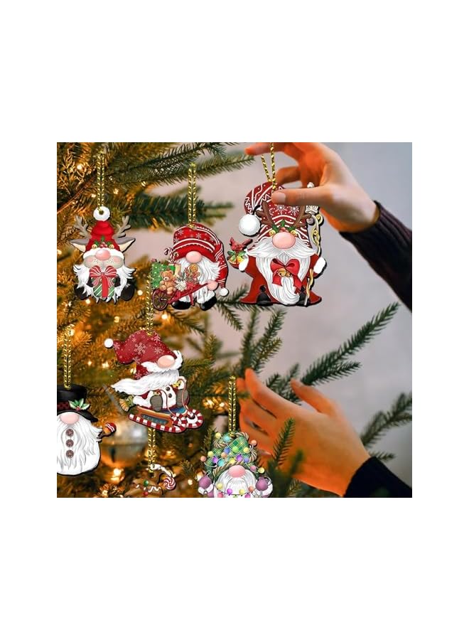 The Bros The Bro 24Pcs Christmas Hanging Ornaments, Hanging Decor for Christmas Tree, C-hristmas Elf Decoration, Santa C-hristmas Decor for Tree Gift Home Party Suitable for party decoration - Image 4