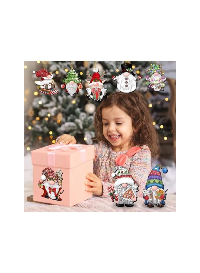 The Bros The Bro 24Pcs Christmas Hanging Ornaments, Hanging Decor for Christmas Tree, C-hristmas Elf Decoration, Santa C-hristmas Decor for Tree Gift Home Party Suitable for party decoration - Image 3