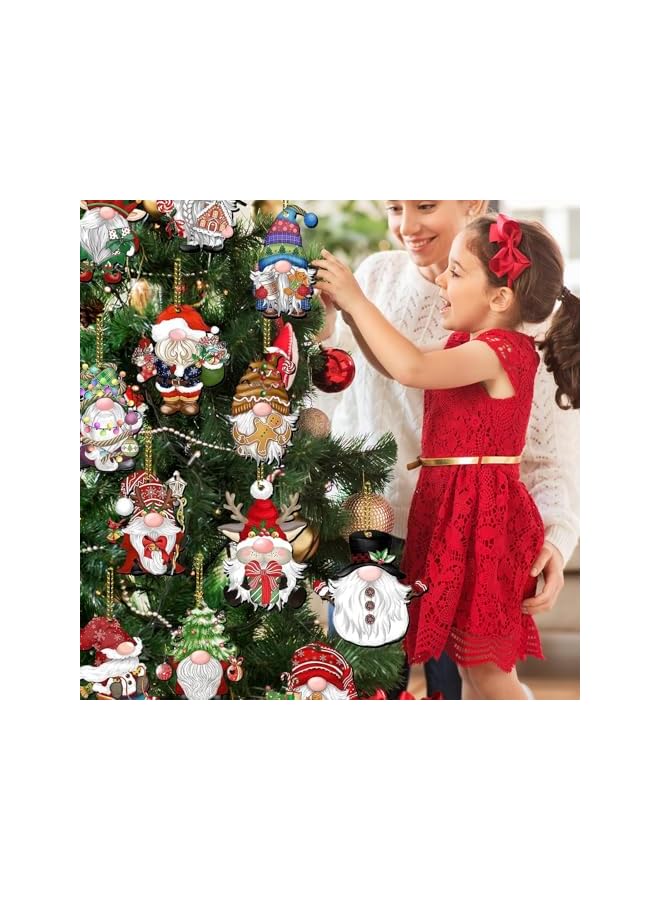 The Bros The Bro 24Pcs Christmas Hanging Ornaments, Hanging Decor for Christmas Tree, C-hristmas Elf Decoration, Santa C-hristmas Decor for Tree Gift Home Party Suitable for party decoration - Image 2