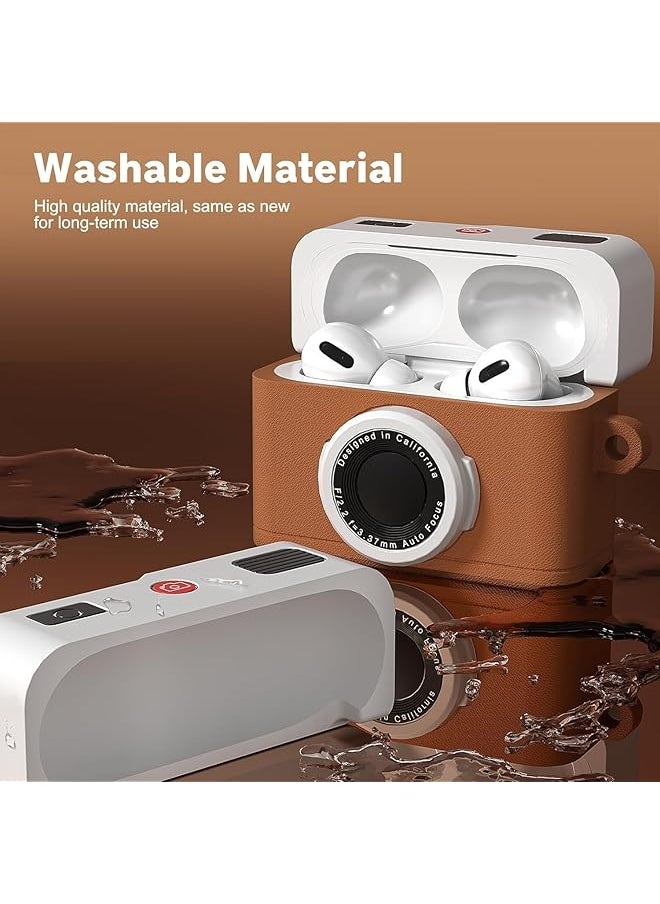 erorex - Case For Airpods 3Rd Generation Earbuds Cute 3D Camera Design Airpods 3 Case Cover Soft Silicone Charging Case Full Protective Silicone Skin Protective Case With Keychain - Image 1