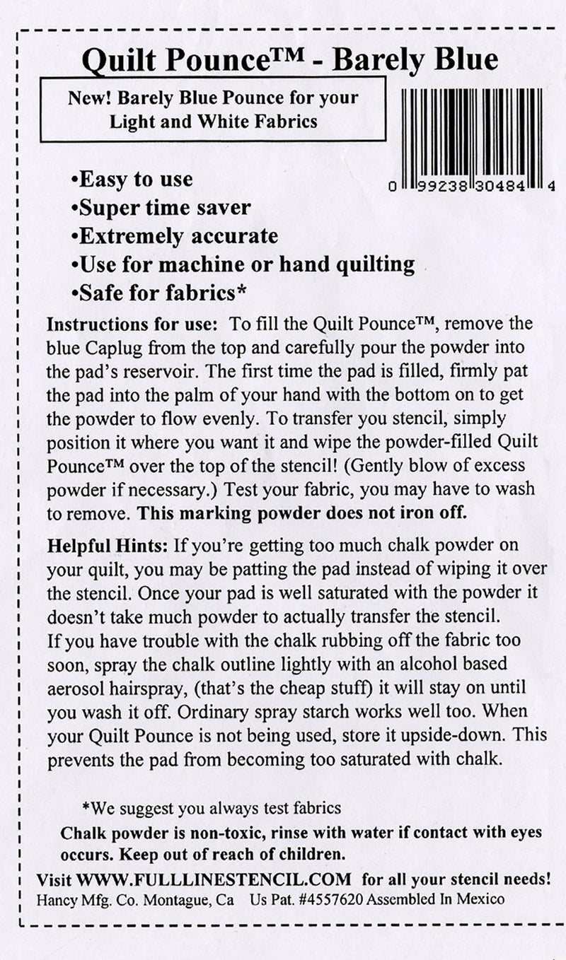 Hancy Barely Blue Quilt Pounce Pad - Image 3