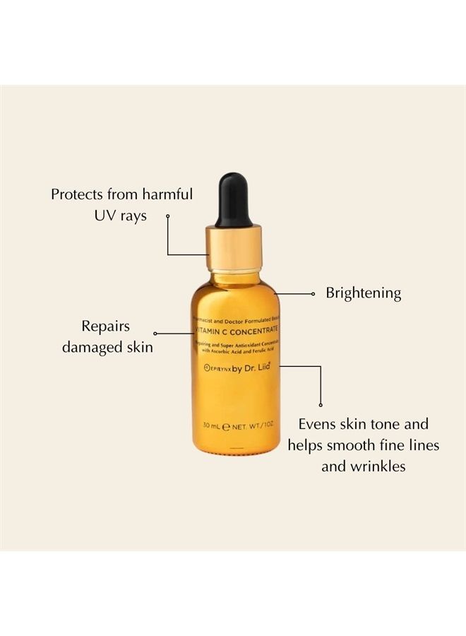 EpiLynx by Dr. Liia Vegan Antioxidant Rejuvenating Face Serum - Vitamin C- Repairs Damaged Skin Barrier - Gluten Free for Sensitive Skin - Image 3