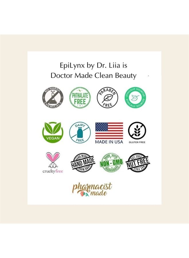 EpiLynx by Dr. Liia Vegan Antioxidant Rejuvenating Face Serum - Vitamin C- Repairs Damaged Skin Barrier - Gluten Free for Sensitive Skin - Image 5