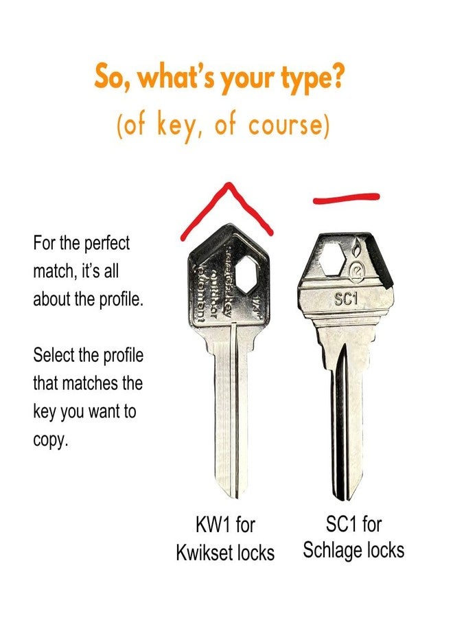 Outdoor Element - Sparky & Scratch Key - Fire Starting Carabiner with Embedded Ferro Rod and Blank Key with Integrated Striker and Hex Driver - Blank Keys Available in SC1 or KW1. (Silver SC1) - Image 3