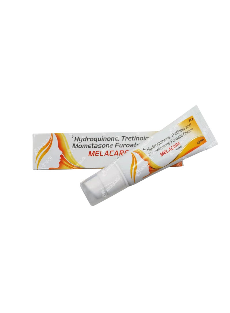 Ajanta Melacare Cream for Face Melasma, Dark Spots, Skin Wrinkles, 25 Grams