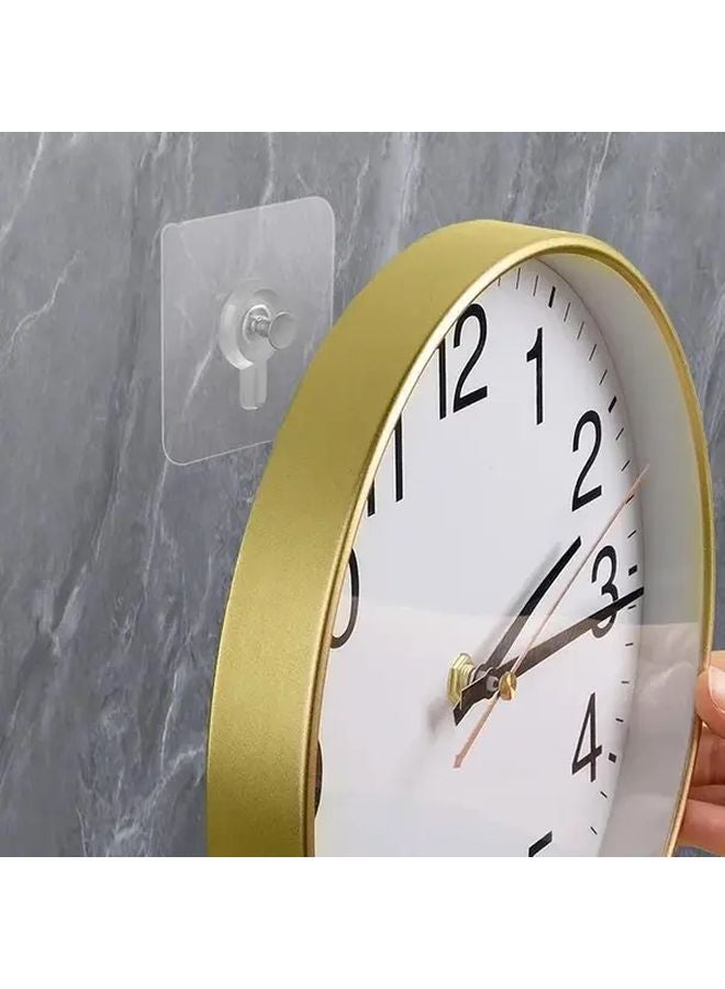 Mixed Color 10pcs No Drill Screw Clips Self Adhesive Hooks 13lb Capacity For Photo Frames Tiles - Image 5