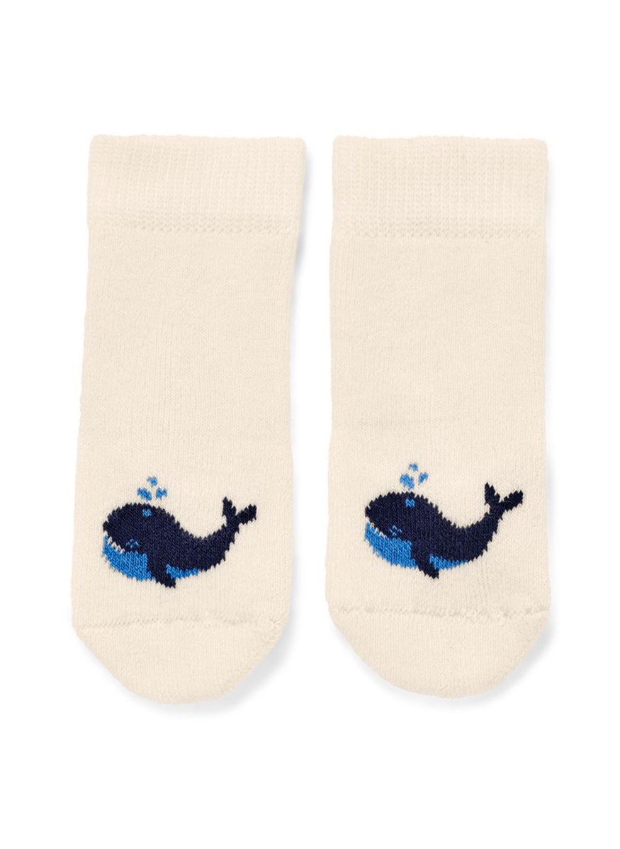 Tchibo Toddlers Boy 3 Pair Stripe Socks, Red  - Image 3