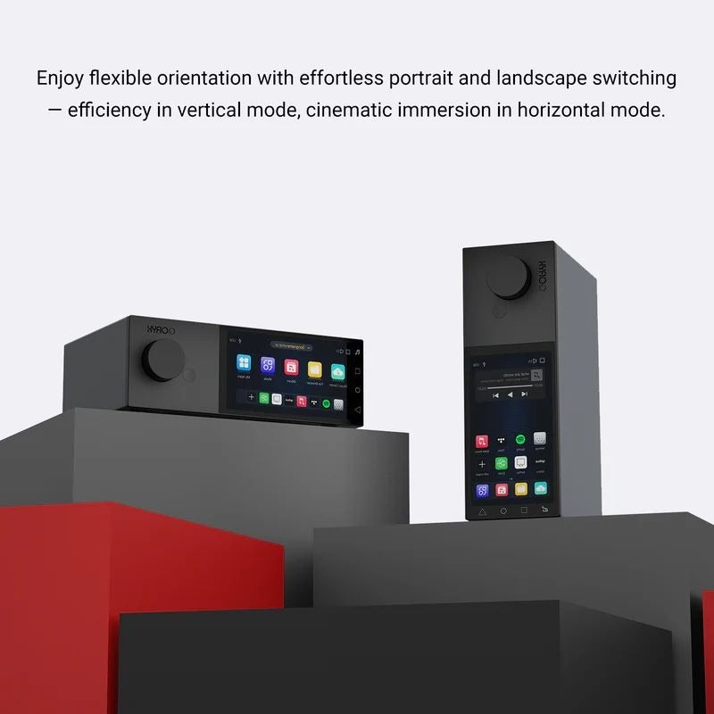 AIYIMA HYFIOO DM100 HiFi Music Streamer Android 14 Audio Player Built-in ES9038Q2M DAC Bluetooth5.4 LDAC AirPlay2 DLNA NAS Streaming 5.5" Touch Screen Coaxial Optical Output 8G+64G - Image 5