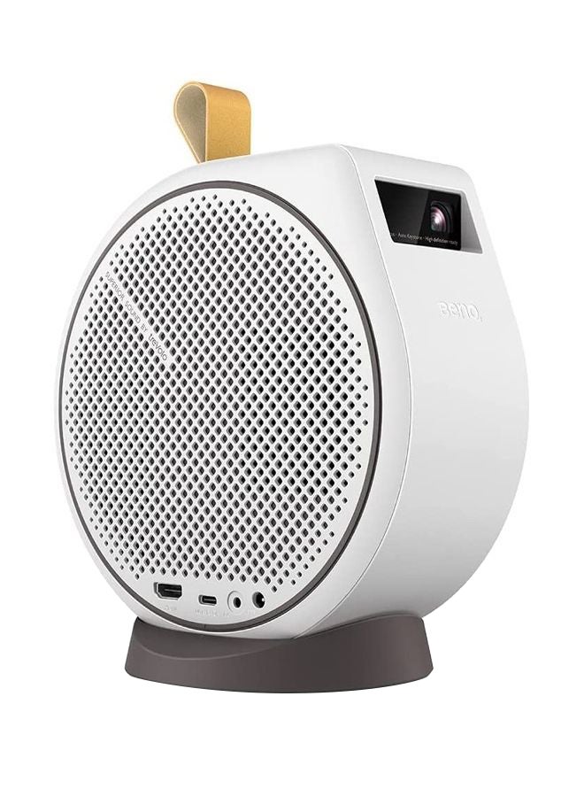 BenQ GV30 Smart Mini Projector, 135 degrees ceiling  Outdoor , Android TV GV30 White - Image 1