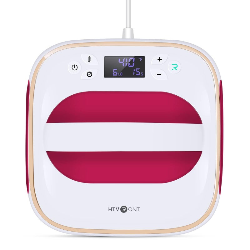 Heat Press Machine for T Shirts 10 x 10 Portable Press Machine Fast Heatup Iron Press Heat for Sublimation and HTV Vinyl Shirt Press Machine for Hat Bags Heating Transfer Projects Raspberry