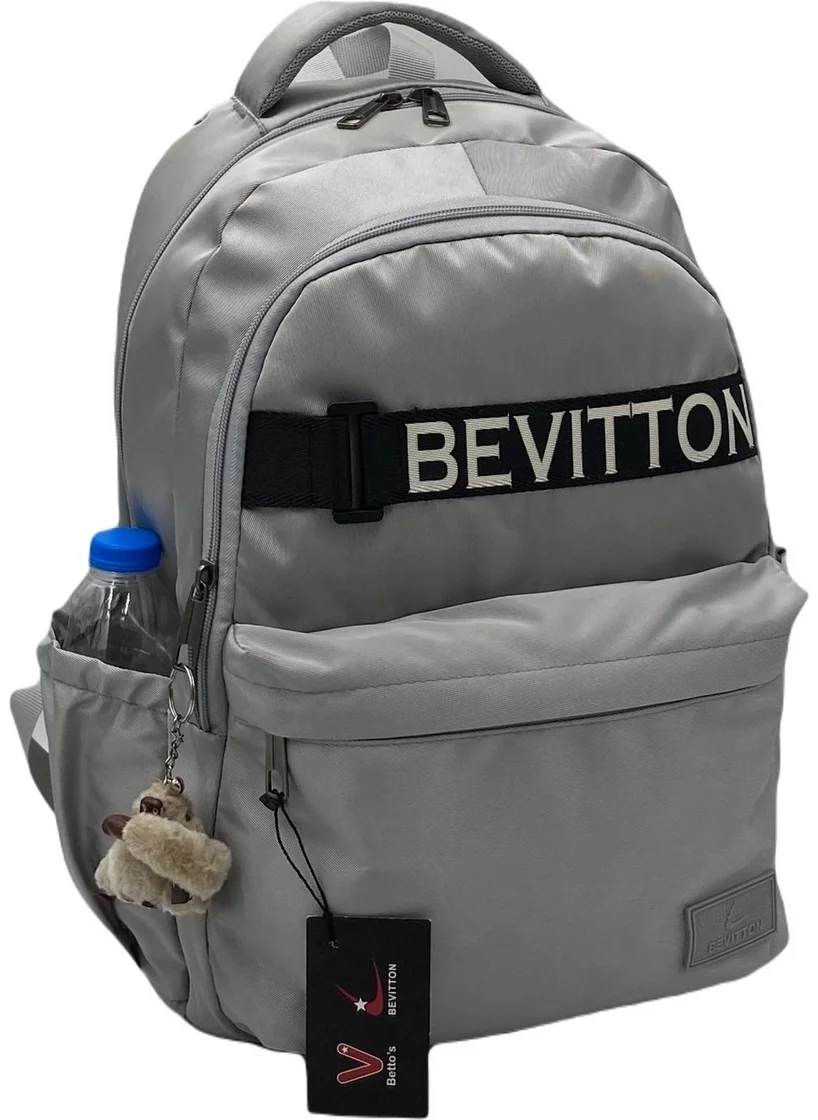 Bevitton Water Repellent Fabric Stone School Backpack 34200