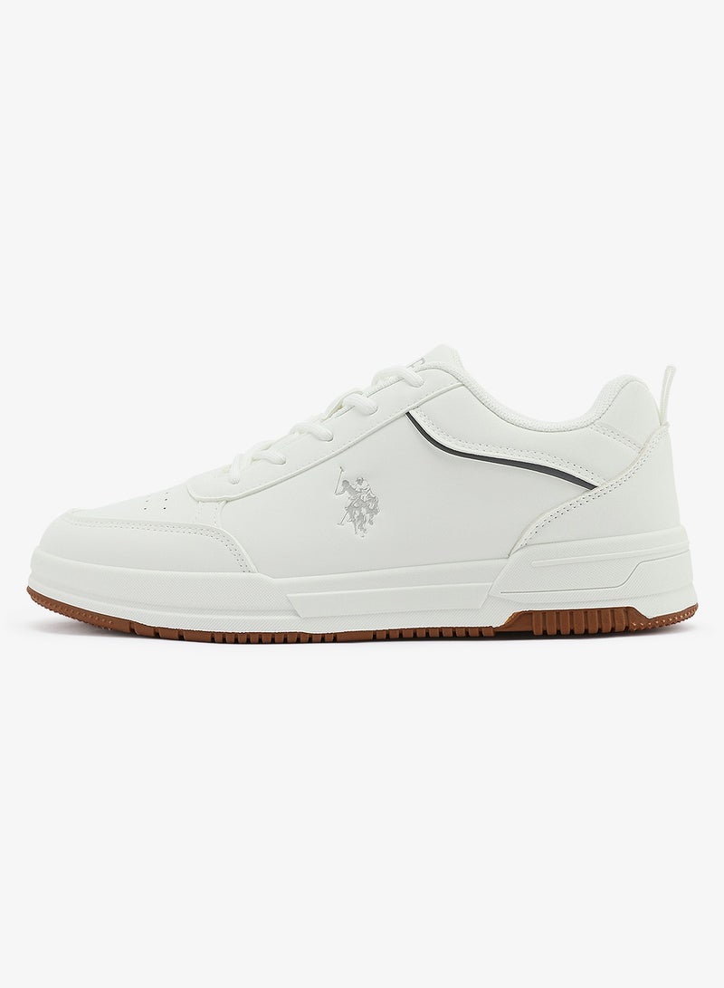 U.S. Polo Assn. Men's White Low-Top Sneakers - With Cloud-Like Comfort Shoes - Image 2