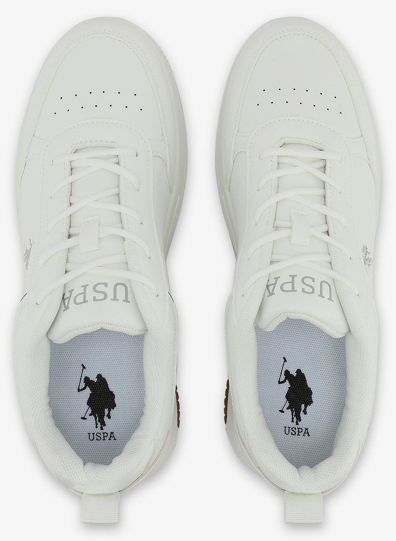 U.S. Polo Assn. Men's White Low-Top Sneakers - With Cloud-Like Comfort Shoes - Image 5