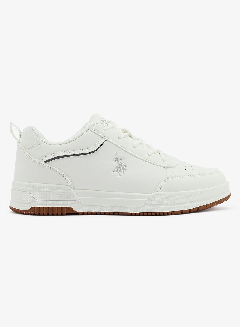 U.S. Polo Assn. Men's White Low-Top Sneakers - With Cloud-Like Comfort Shoes - Image 2