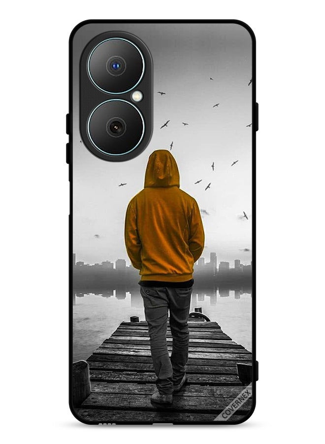Covernex Huawei Nova Y73 Protective Case Cover Sad Boy Walking