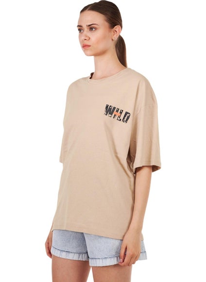 Women's Oversize Back and Chest Printed Outdoor Tshirt Wld - pzsku/ZFFBEBE6C289B149A8866Z/45/_/1725790267/8fe6a26d-6dda-48b0-bce6-fb3759baaa88