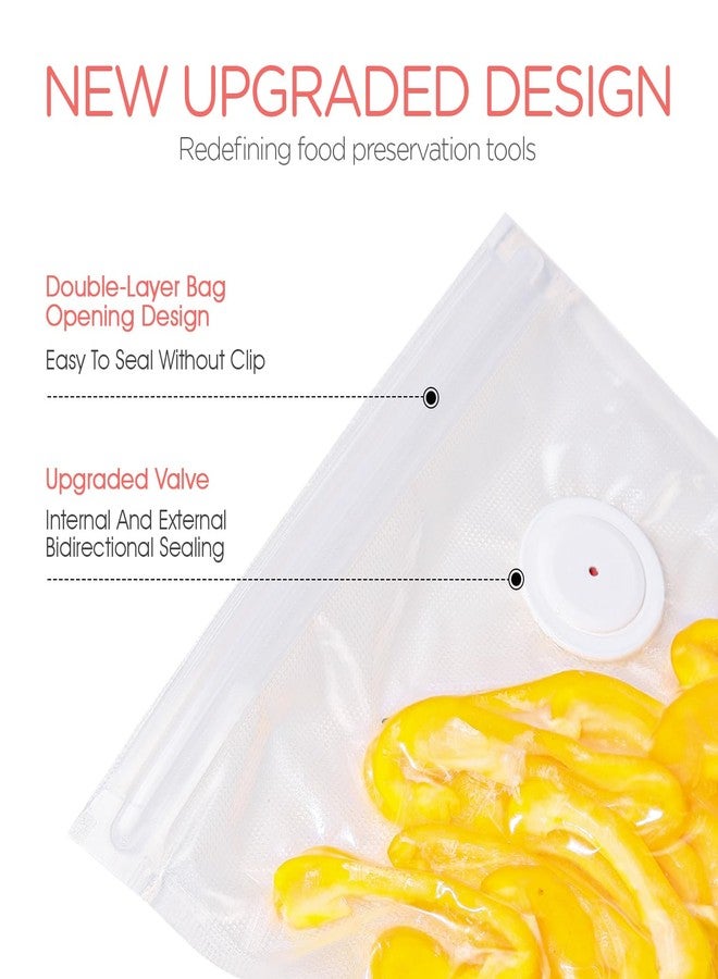 VOYOR Upgraded Food Bags VS212 (21 PCS, 3 Sizes) - Compatible with Handheld Vacuum Sealer - Image 4