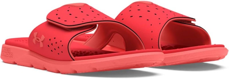 Under Armour Women's Ignite Pro Slide Sandal in Red Solstice - Image 2
