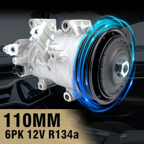Aspligo Air Conditioner AC Compressor Fits for Toyota Corolla 1.8L 2014-2022, Corolla iM 1.8L 2017-2018, with A/C Clutch, CO29198C AC Compressor, Replaces 88310-02850, 88310-02851 - Image 5