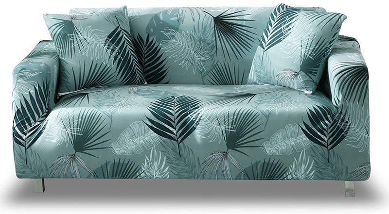 HOOBUY Printed Sofa Cover Stretch Couch Covers Patterned Loveseat Slipcovers for 2 Seater Cushion Couch Love Seat Set USBX 2 SeaterLoveseat