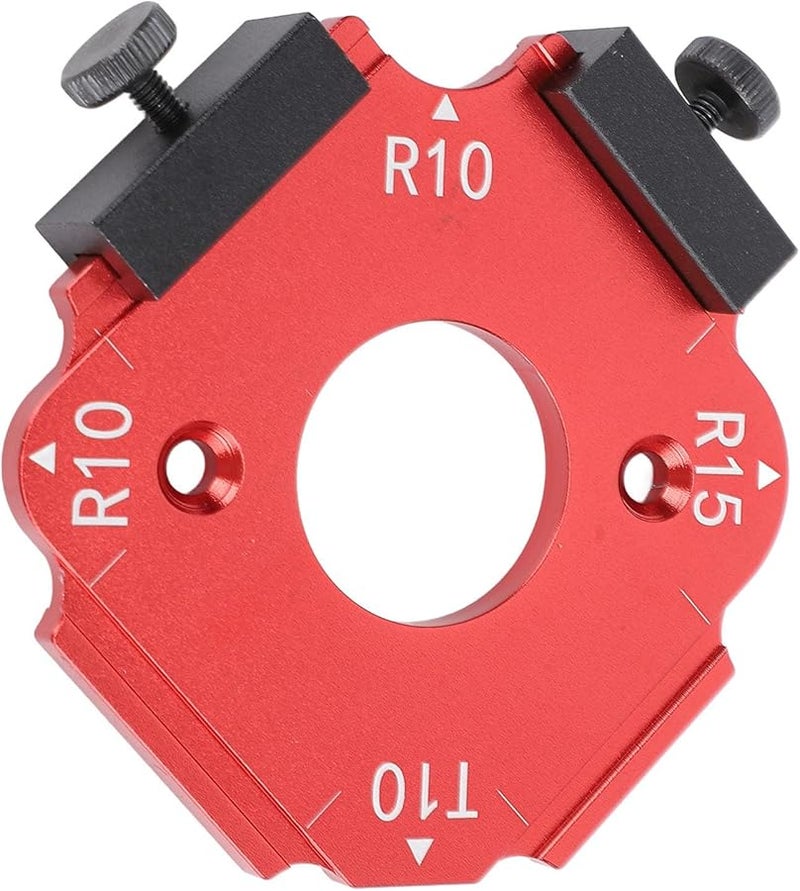 Aluminum Alloy Woodworking Router Jig R10 R15 Arc Cutting Template for Corner Shaping - Image 4