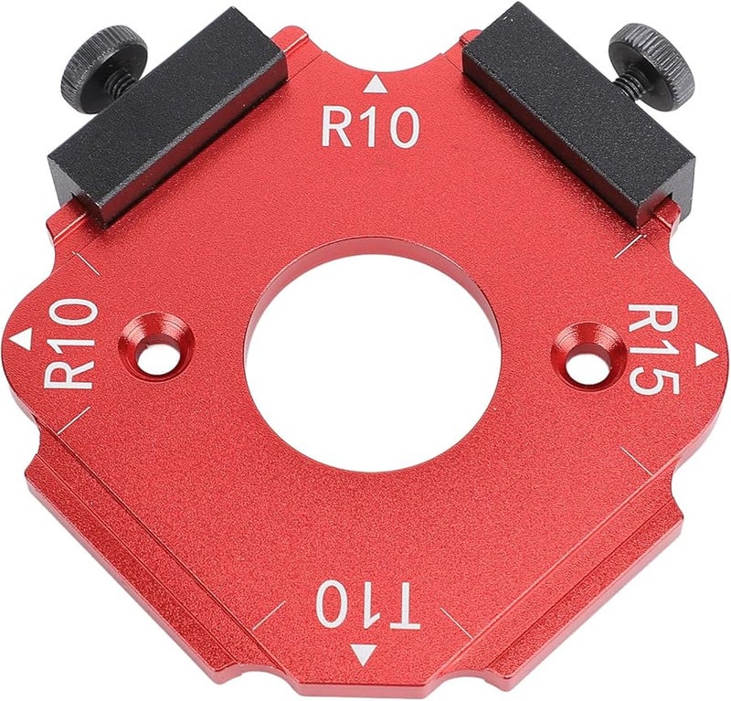 Aluminum Alloy Woodworking Router Jig R10 R15 Arc Cutting Template for Corner Shaping - Image 5