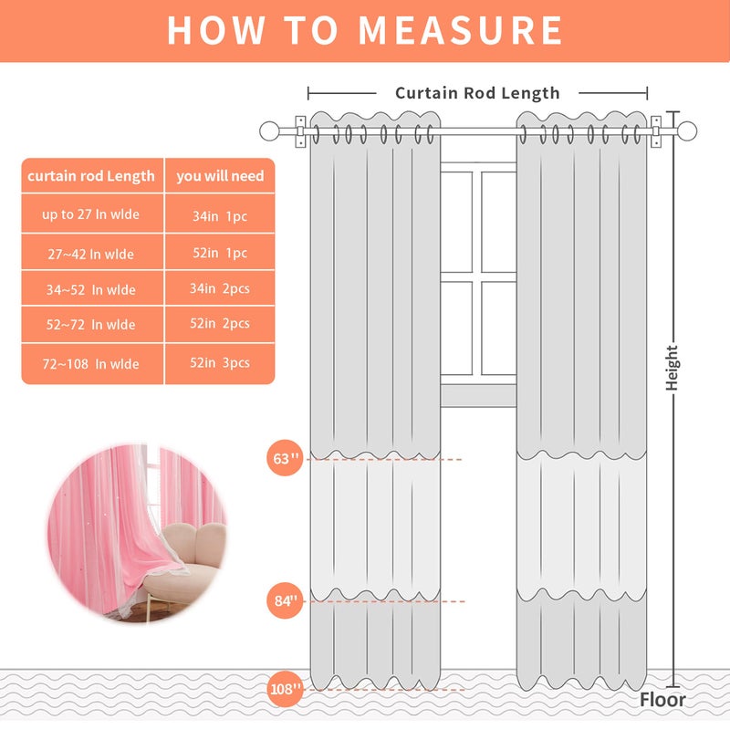 XiDi Pink Blackout Curtains, Room Darkening Curtains for Girls Bedroom, Kids Room, Hot Pink Decor, 1 Panel Set - Image 3