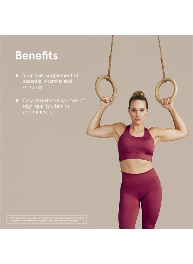 Puori Multi-Vitamin and Mineral Complex - 60 Vegan Capsules - Vegan Certified with 13 Essential Vitamin and 9 Minerals - for Overall Health, Nervous and Immune System - Dairy-Free, Vegetarian - Image 1