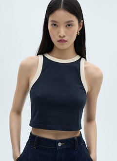 MANGO Contrast Trim Top  - Image 1